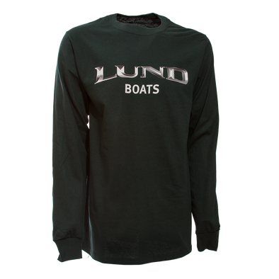 Mens Lund Boats Long Sleeve Tee w/ Back Medallion