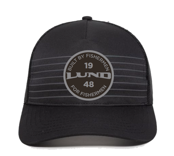 Lund Striped Front Panel Hat