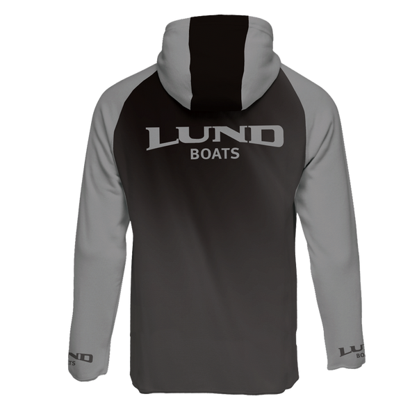 Mens Lund Boats Neck Gator Long Sleeve Performance Shirt