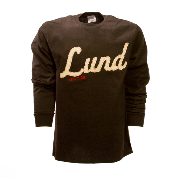 Mens Distressed Patch Long Sleeve Tee